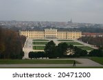 view of Sch?nbrunn Palace from behind, Wien