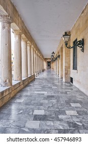 View Of Palace Of St. Michael And St. George In Corfu