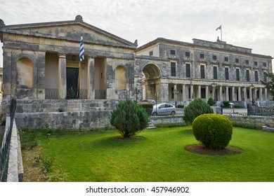 View Of Palace Of St. Michael And St. George In Corfu