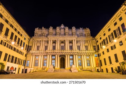 View Of Palazzo Ducale In Genoa, Italy