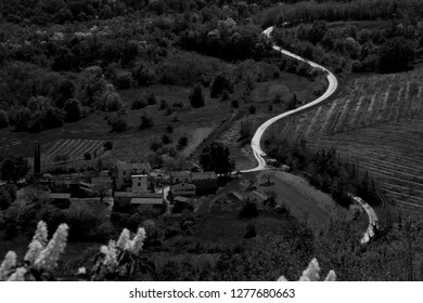 View Of Parenzana From Motovun