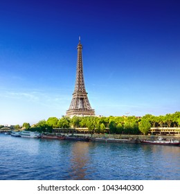 View of Paris with Eiffel tower