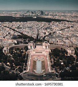 view of Paris from the Eiffel Tower