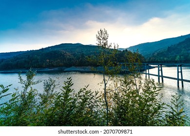 View Of A Part Of Lake Osiglia In The Province Of Savona Italy