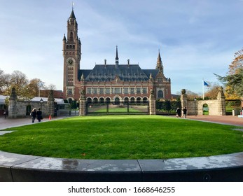 A View Of The Peace Palace At The Hague