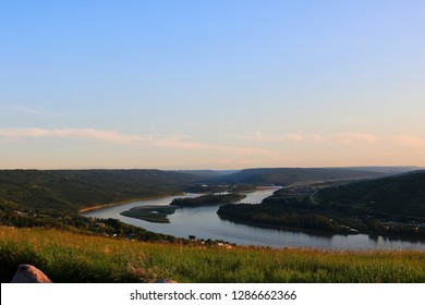 View Of Peace River In Norther Alberta