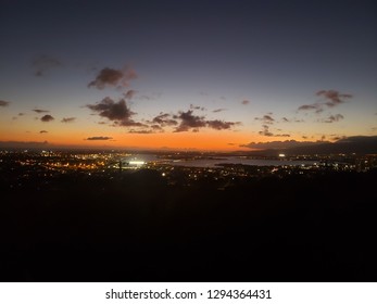  View Of Pearl Harbor, Which Includes Ford Island, East Loch, As Seen From Camp Smith, Halawa Heights.