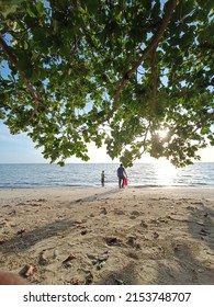 View In Penang Beach At Noon