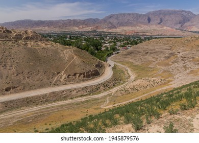 View Of Penjikent In Tajikistan