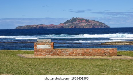 A View Of Philip Island From Kingston, Norfolk Island