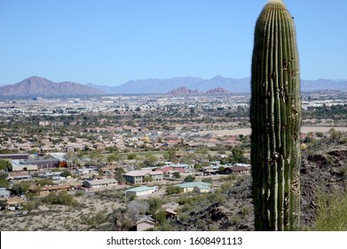 View Of Phoenix From The Mormon Trail, South Mountain Park