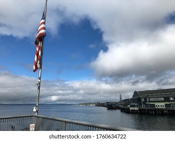 View From Pier 57 In Seattle