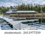 A view of the pier at Gene Coulon Park in Renton, Washington.