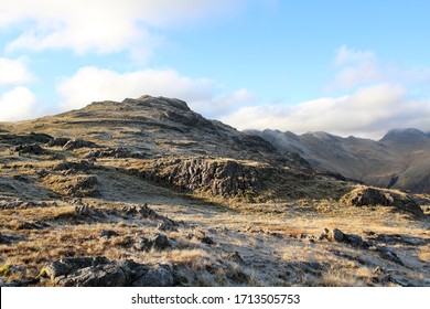 View Of Pike O Blisco Mountain Peak In The Lake District 