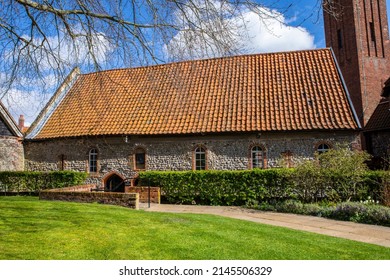 A View Of Pilgrim Hall At The Shrine Of Our Lady Of Walsingham In Norfolk, UK.