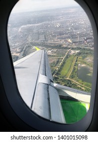 view from the plane window