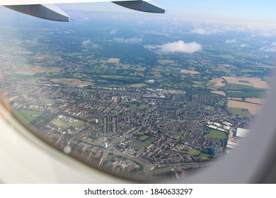 view from the plane window