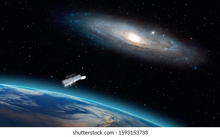 hubble images earth from space