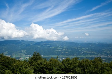 View To The Pohorje In Slovenia