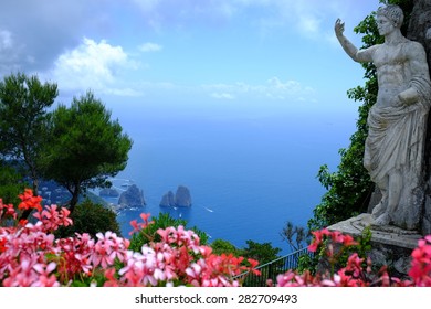 View Point At Capri, Italy.