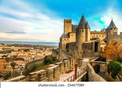 view point of Cite de Carcassonne