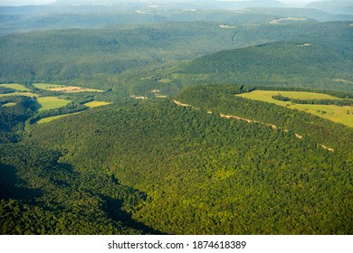 View Of The Ponca Region Of The Buffalo National River