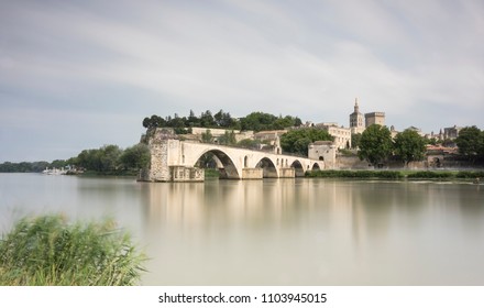 View At The Pont Saint-Bénézet, Pont D’Avignon