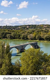 View Of The Pont Saint-Bénézet From The Jardin Des Doms In Avignon