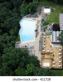 View of Pool from above