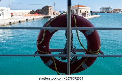 View Of Port Of Chios From The Ship