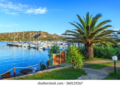 View Of A Port In Porto Cervo, Sardinia