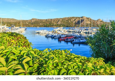 View Of A Port In Porto Cervo, Sardinia