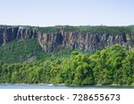 View of a portion of the sleeping giant formation, in Sleeping Giant Provincial Park, Northern Ontario