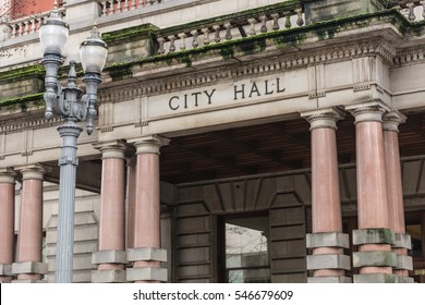 A View Of Portland City Hall