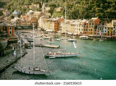 View Of Portofino, An Italian Fishing Village, Genoa Province, Italy, Europe