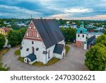 View of Porvoo cathedral in Finland.