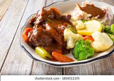 A View Of A Pot Roast Plate.