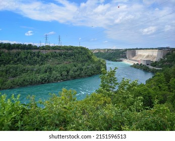 View Of Power Plant And River In Niagara Falls