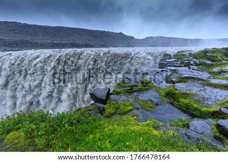 Image, Stock Photo Untamed power dettifoss