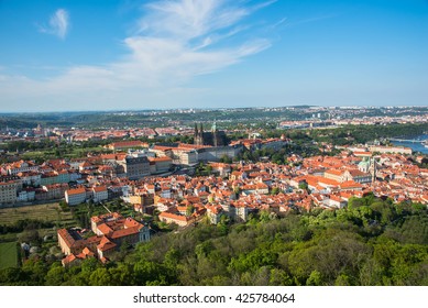 View of Prague from Petrin Tower - Czech Republic