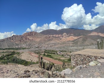 View From Pucara De Tilcara Jujuy Argentina