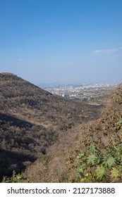 View Of Pune Cityscape From Top Of Hill Mountain Pune, Maharashtra, India