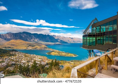 View of Queenstown and The Remarkables, Queenstown New Zealand