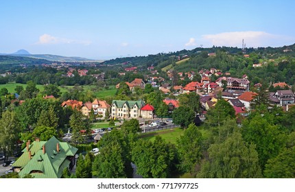 View of Rasnov city, Romania