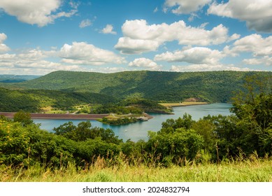 View of Raystown Lake from Ridenour Overlook, in Huntington, Pennsylvania