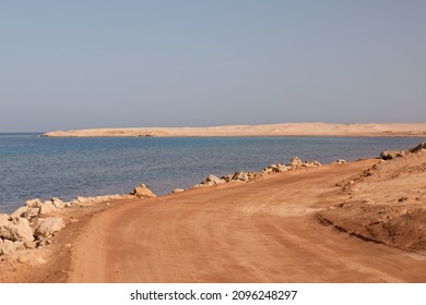 View Of The Red Sea Coast. Gulf Of Aqaba. Saudi Arabia.