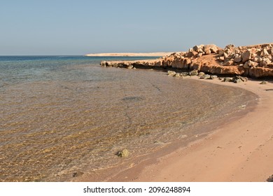 View Of The Red Sea Coast. Gulf Of Aqaba. Saudi Arabia.