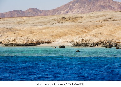 View Red Sea Mountain Sand Desert Stock Photo (Edit Now) 1491556838