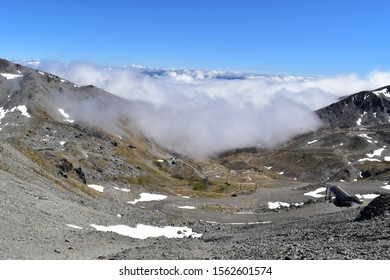 View At The Remarkables Ski Resort In New Zealand.