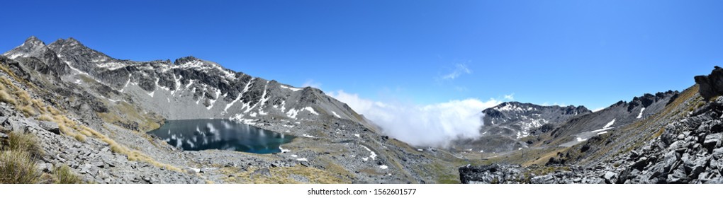 View At The Remarkables Ski Resort In New Zealand.